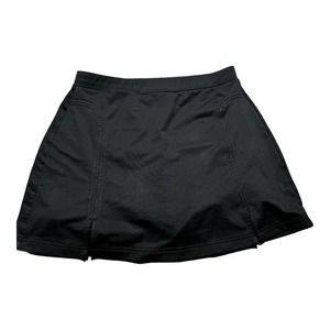 Adidas Clima Cool Womens Skorts Size 8 Black Athletic Skirt Pockets Poly Spandex